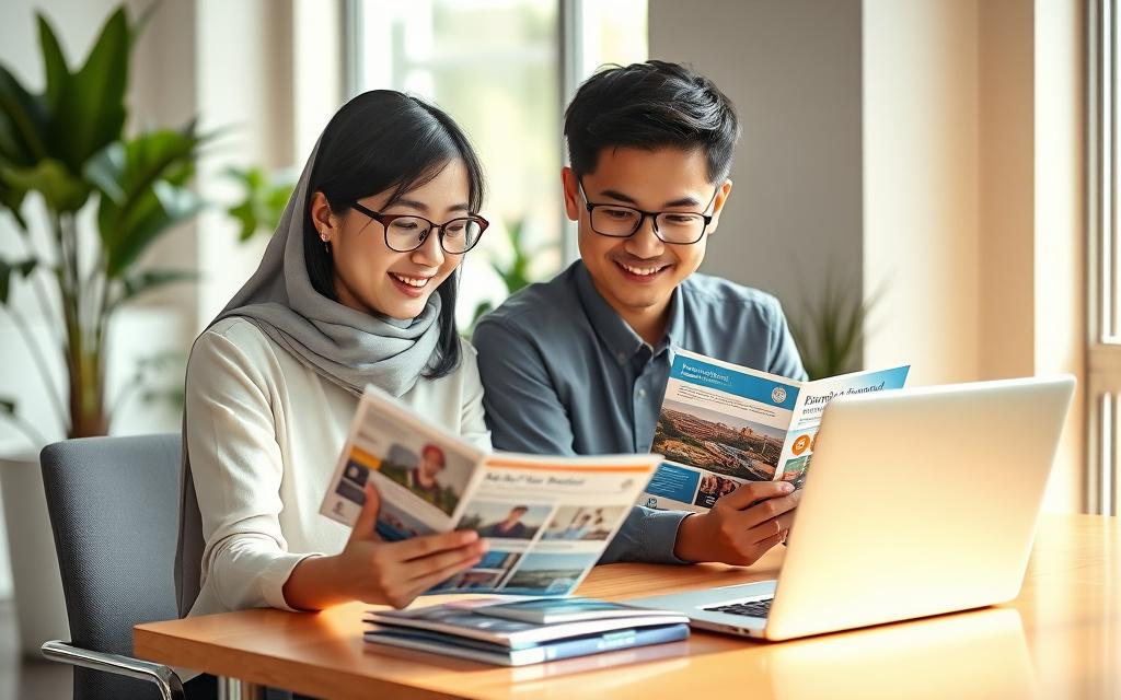 CoreHub advisor walking a student through university options